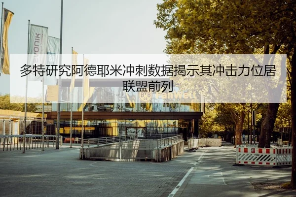 多特研究阿德耶米冲刺数据揭示其冲击力位居联盟前列